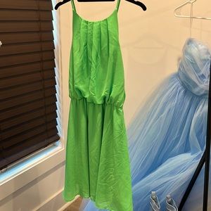 Light lime green dress from Francesca’s. Worn once. Size medium.